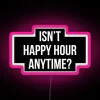 Customizable RGB LED Sign Display with Neon Glow Backlight Design