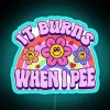 Neon Retro Sign For Kids Humorously Addressing Bathroom Mishaps Quirky Gift