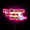 Eye-catching RGB neon sign for gamers and pop culture fans.