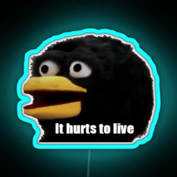 It Hurts To Live RGB Neon Sign