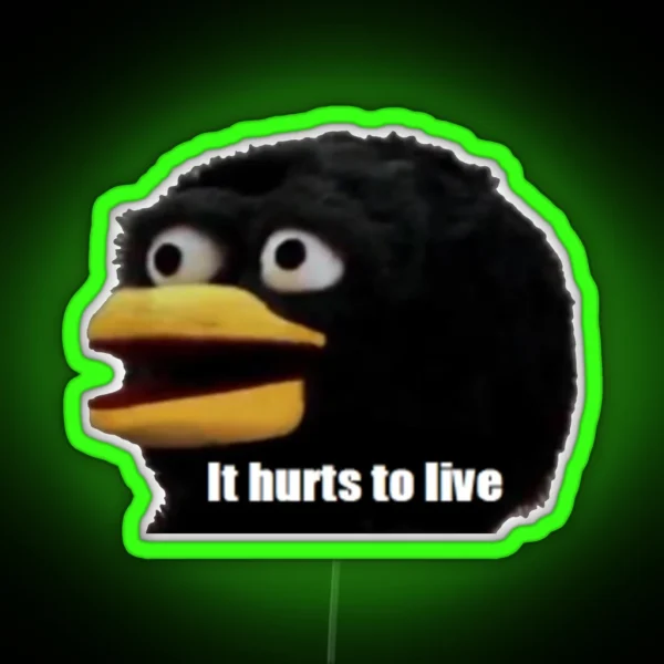 It Hurts To Live RGB Neon Sign