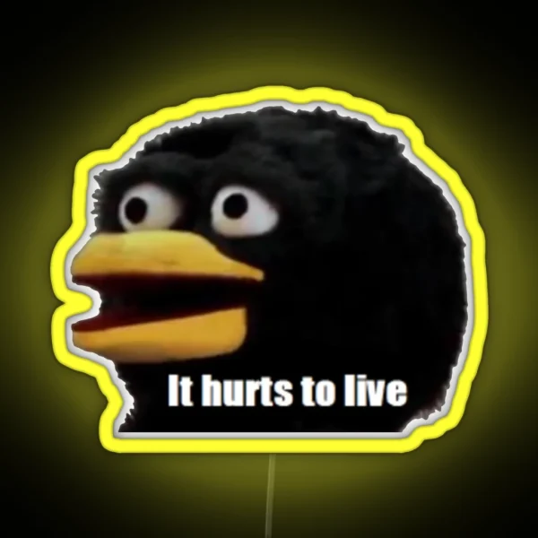 It Hurts To Live RGB Neon Sign