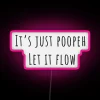 RGB LED Canvas Sign with Inspirational Quote and Neon Glow