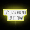 Inspirational quote LED RGB neon sign with colorful display options