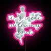 RGB Neon Canvas Sign with Inspiring Christian Message 'It Is' Design