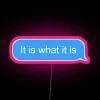 RGB Neon Text Sign Display with Customizable Color Changing LED Canvas