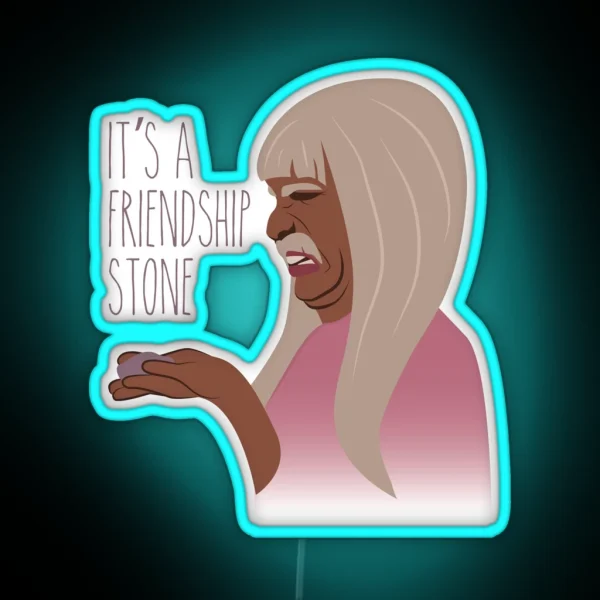 It S A Friendship Stone Gentlemen Broncos RGB Neon Sign
