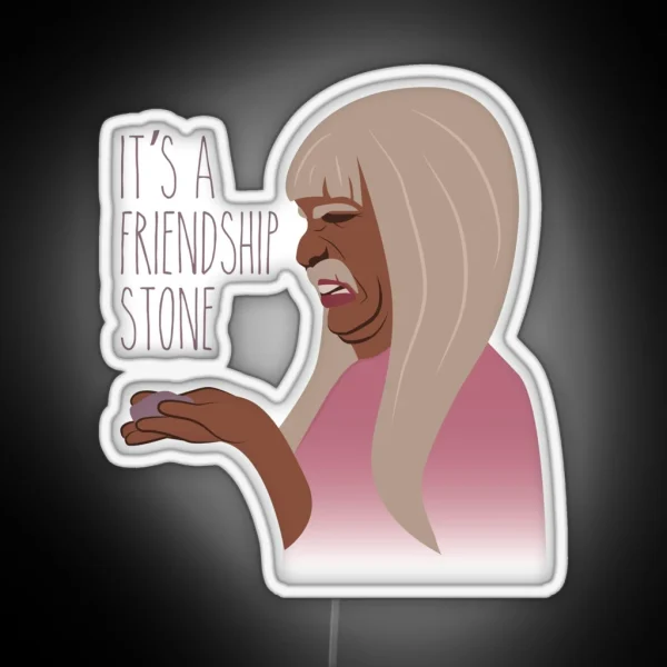 It S A Friendship Stone Gentlemen Broncos RGB Neon Sign