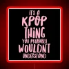Vibrant K-POP Inspired RGB Neon Sign with Unique Street Style
