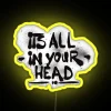 Psychological Mindful Space Decoration with RGB Color Changing Neon Sign Display