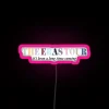 Vibrant Colour-Changing LED Canvas Sign with Neon Effect Display Illumination