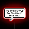 Warning: Don't let the darkness consume you, stay vigilant always outside.