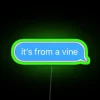Vibrant Neon Signs with Personalized Customizable Text in RGB Color