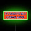 Florida Gators College Spirit Neon Sign with RGB Colorful Display