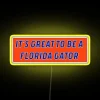 Florida Gators Team Spirit LED Sign with Bright RGB Lighting