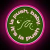 Customizable RGB LED Canvas Sign with Push Button Color Controls