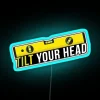 RGB Backlit Levelled Neon Sign with Customizable Color Changing Display Panels