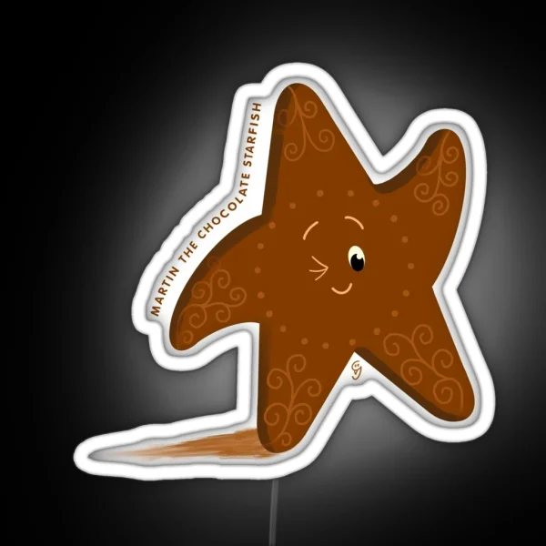 It S Martin The Chocolate Starfish RGB Neon Sign