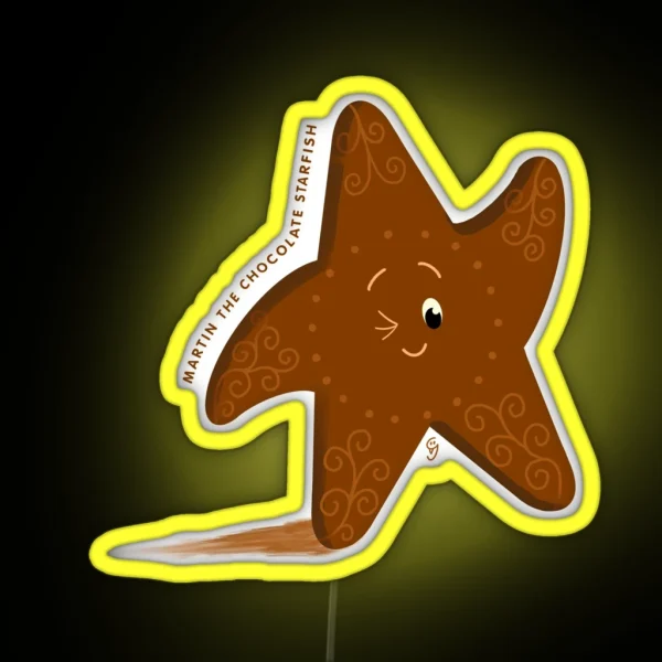 It S Martin The Chocolate Starfish RGB Neon Sign