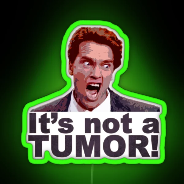 It S Not A Tumor Kindergarten Cop Arnold Schwarzenegger RGB Neon Sign