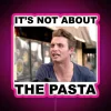 RGB Color-Changing Digital Neon Sign with Pasta Humor LED Display