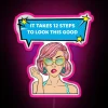 Addiction Recovery Journey Sign with Humorous 12 Step Reminder Color
