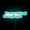 Add dramatic ambiance to your space with classic novel-inspired neon decor