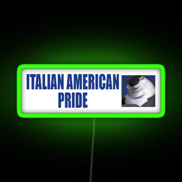Italian American Pride RGB Neon Sign