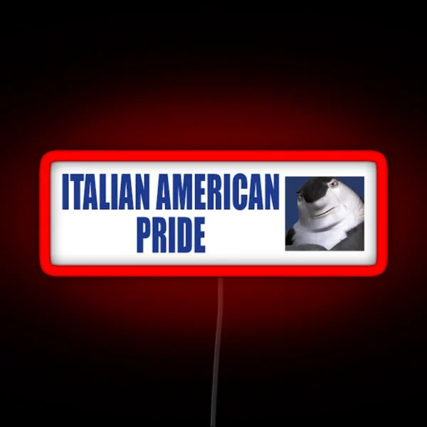 Italian American Pride RGB Neon Sign