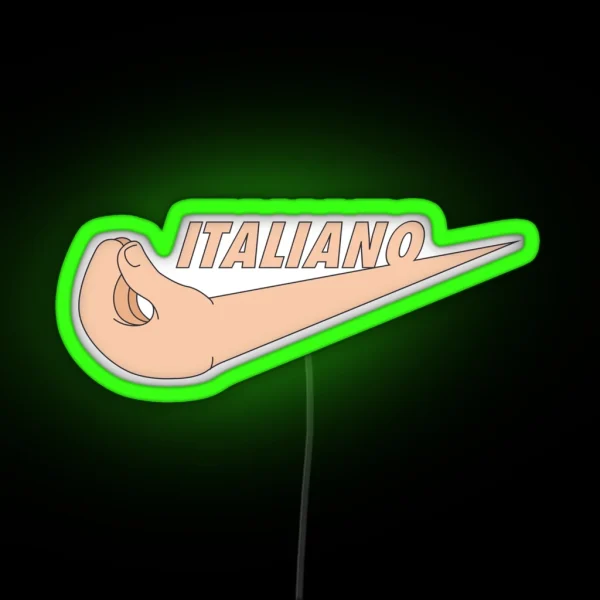ITALIANO RGB Neon Sign