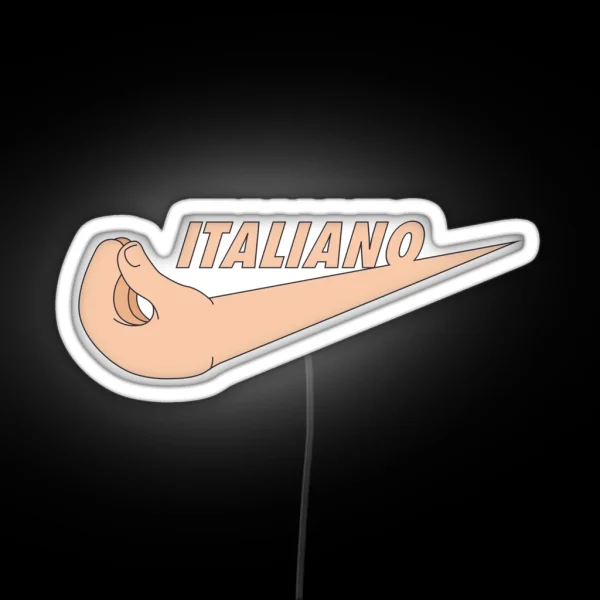 ITALIANO RGB Neon Sign