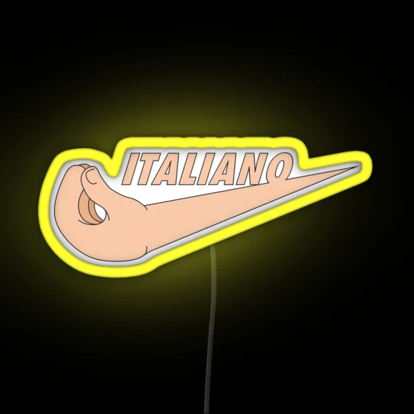 ITALIANO RGB Neon Sign