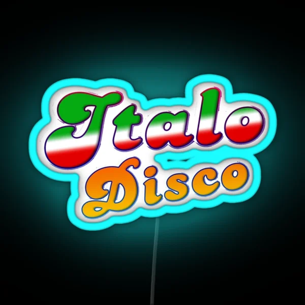 ITALO DISCO Classic Love RGB Neon Sign