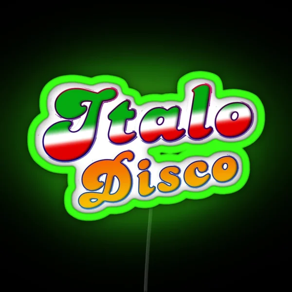 ITALO DISCO Classic Love RGB Neon Sign