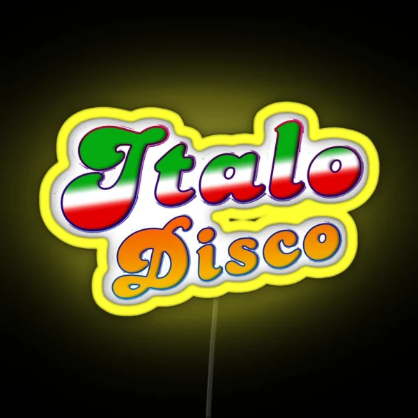 ITALO DISCO Classic Love RGB Neon Sign