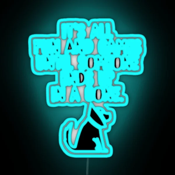 Its All Fun And Games Until Someone Ends Up In A Cone RGB Neon Sign