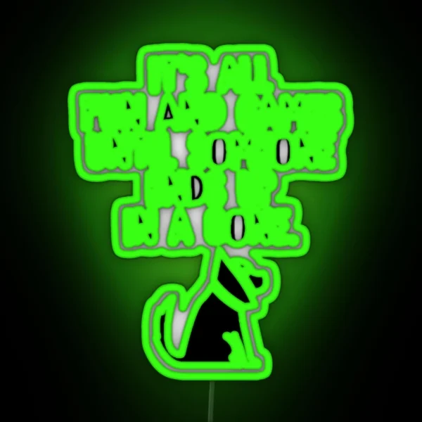 Its All Fun And Games Until Someone Ends Up In A Cone RGB Neon Sign