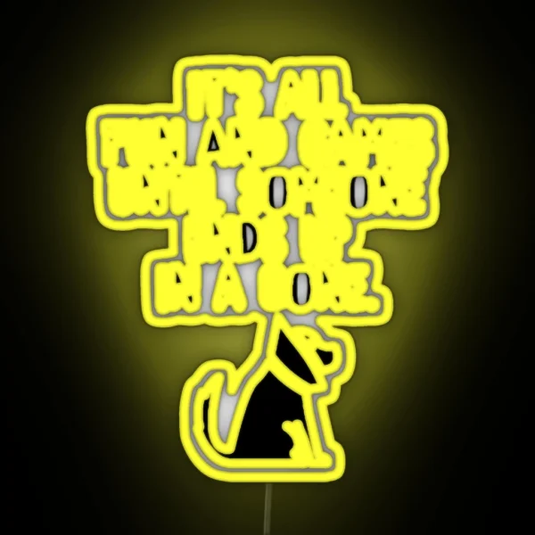 Its All Fun And Games Until Someone Ends Up In A Cone RGB Neon Sign