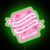 Non-Fiction Colorful Neon Sign for Home Decor Inspiration and Creativity