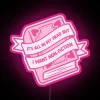 Vibrant RGB Neon Sign Displaying Creative Ideas with Artistic Expression