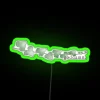 Vibrant neon wall decor with customizable Ivy Evermore RGB lighting