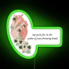 Modern Neon Ivy Wall Decor with Color-Changing RGB Lighting Features