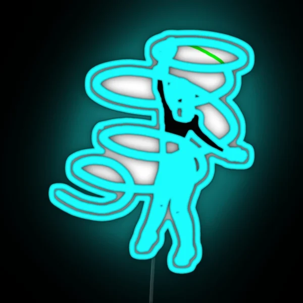 Izabelle Hoop Trails RGB Neon Sign