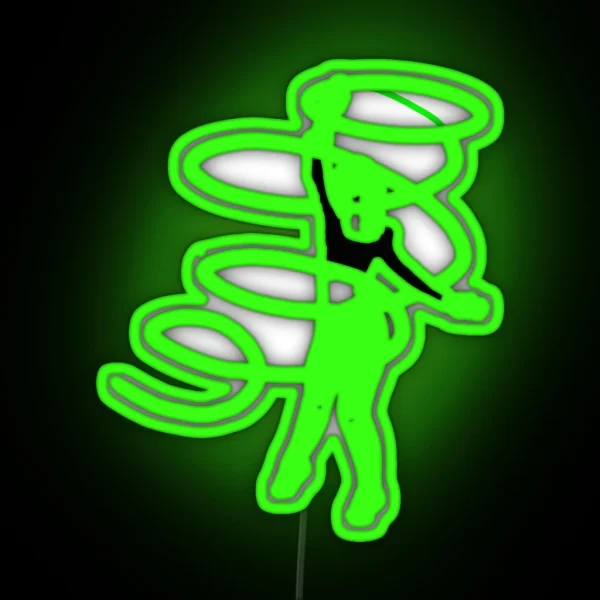 Izabelle Hoop Trails RGB Neon Sign