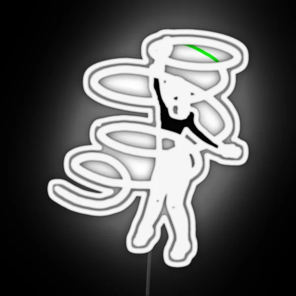 Izabelle Hoop Trails RGB Neon Sign