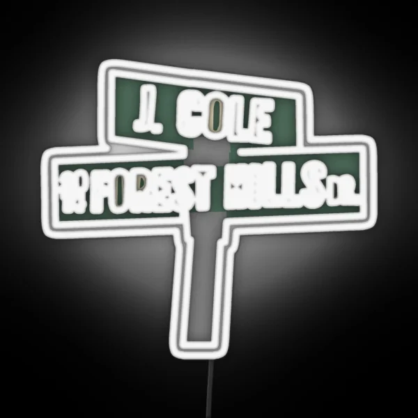 J Cole 2014 Forest Hills Dr Led RGB Neon Sign