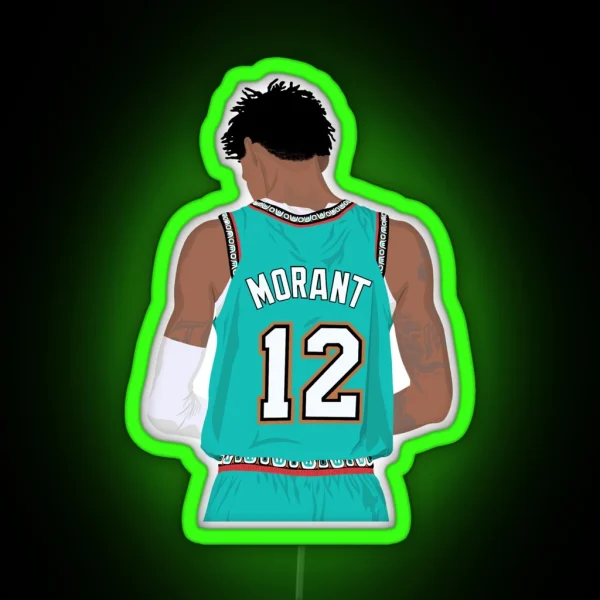 Ja Morant 12 RGB Neon Sign