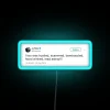 Vibrant neon music decor featuring iconic rapper Ja Rule's lyrics