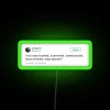 RGB Neon Sign Ja Rule Twitter Quote Home Decor Item