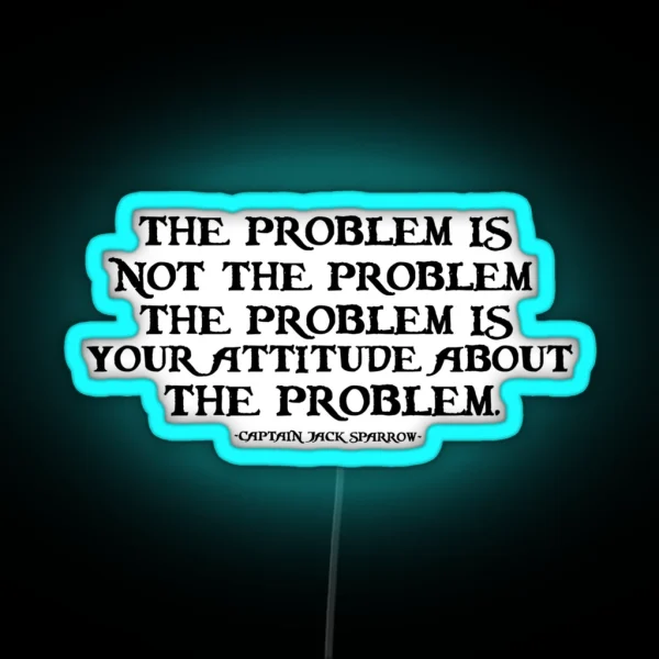 Jack Sparrow Quote RGB Neon Sign